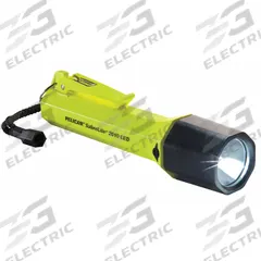 PELICAN Handheld Flashlight: 161 lm, 22 hr Run Time at Max Brightness, 160 m Max Beam, Yellow (MPN 2010C). Key specifications — Brand: PELICAN; Battery Requirements - Broad: Requires 3 C.