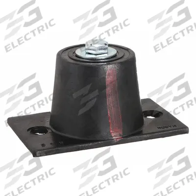 MASON Floor-Mount Vibration Isolator: Neoprene, 550 lb Capacity, 2 3/4 in Ht - Elastomer-Style Floor-Mount Vibration Isolators