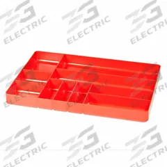 ERNST MANUFACTURING Compartment Tray for Drawer: Red, 11 in Overall Wd, 16 in Overall Lg (MPN 5010). Key specifications — Brand: ERNST MANUFACTURING; Color: Red; Product Type: Tool Tray.