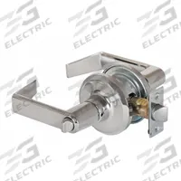 DORMAKABA Door Lockset: Privacy Lever Locksets, Chrome, ADA Compliant, SFIC (MPN QTL240E625SA118F). Key specifications — Ligature Resistance: Not Ligature-Resistant; Brand: DORMAKABA; Lockset Function ANSI Code: F76B; Visual Indicator Message: No Message; Lockset Style: QTL Sierra; ADA Compliant: Yes; Finish: Bright Chromium-Plated : Cast Zinc.