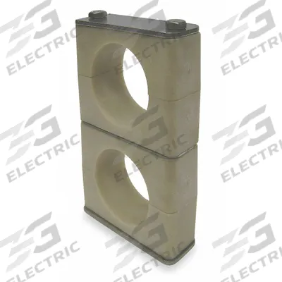 BEHRINGER PIPE SYSTEMS Beta Clamp: Smooth Bore, 316 Stainless Steel Clamp, Santoprene Cushion (MPN SKSBX6075-SP) - Smooth-Core Beta Clamps