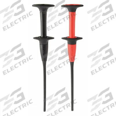 FLUKE Retractable Terminal Block Probe Set: CAT III 1000V/CAT IV 600V, Black/Red - Retractable Terminal Block Probe Sets