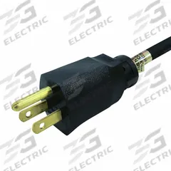 APPROVED VENDOR Power Cord: 8 ft Lg, 3/14, 5-15P Plug, Bare Wire Receptacle, SJT, PVC, 15 A Current (MPN 1FD92). Key specifications — Brand: APPROVED VENDOR; Jacket Material: PVC.