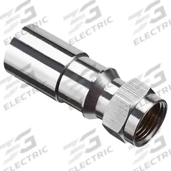 IDEAL Connector: Connector RG6, Solid, Std, 50pk Pack Size, 50 (MPN 92-650). Key specifications — Brand: IDEAL; Color: Red; Compatible Cable Shape: Round; Compatible Wire Solid/Stranded: Solid; _Pack Size: 50pk.