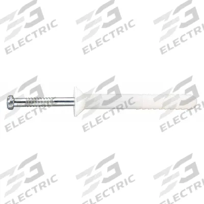 DEWALT Hammer Drive Pin Anchor: 1/4 in Dia, 1 1/2 in Overall Lg, Flat, Nylon, Plain - Nylon Removable Nail Drive Anchors