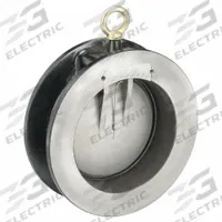 CHAMPION Check Valve: Swing, Inline Valve Body, 6 in Pipe Size, Wafer, Ductile Iron, Wafer, Wafer (MPN 6SD12-LSBS-P). Key specifications — Brand: CHAMPION; Disc Material: 316 Stainless Steel.
