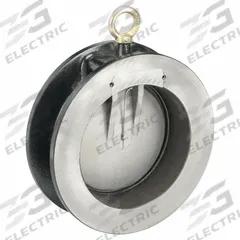 CHAMPION Check Valve: Swing, Inline Valve Body, 6 in Pipe Size, Wafer, Ductile Iron, Wafer, Wafer (MPN 6SD12-LSBS-P). Key specifications — Brand: CHAMPION; Disc Material: 316 Stainless Steel.
