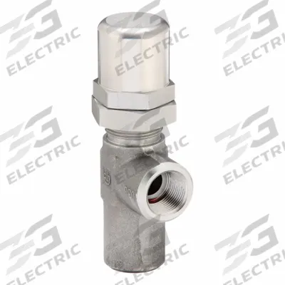 Parker Pressure Control Valve: 15 gpm, 2,600 psi Max Set, Stainless Steel - Hard-Seat Pressure Control Valves