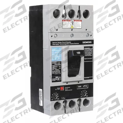 Siemens Molded Case Circuit Breaker: 150 A Amps, 22kA at 600V AC, Fixed, Lug, ABC - FD-Frame Siemens Molded Case Circuit Breakers