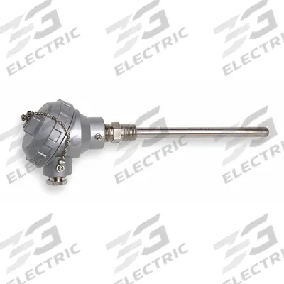 TEMPCO Thermocouple Probe: 32°F to 1,400°F /0°C to 760°C, Type J, 12 in Probe Lg - Thermocouples with Pipe Connection