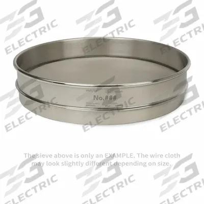 ADVANTECH Standard Stainless Steel Cloth Test Sieve: Stainless Steel, 12 in Outside Dia - Standard Stainless Steel Cloth Test Sieves