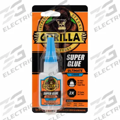 GORILLA Instant Adhesive: Super Glue Ultimate, Gen Purpose, 0.53 fl oz, Bottle - General Purpose Instant Adhesives