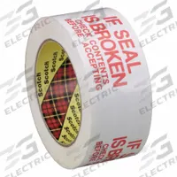 SCOTCH Printed Message Box Sealing Tape, PK 36: 3.1 mil Tape Thick, White, Printed, 36 PK (MPN 3771). Key specifications — Message: Printed; Brand: SCOTCH.