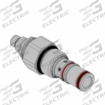 Parker Pressure Relief Valve: Steel, Screw-In, Screw Adjustment, Three-Way - Pressure Control Cartridge Valves