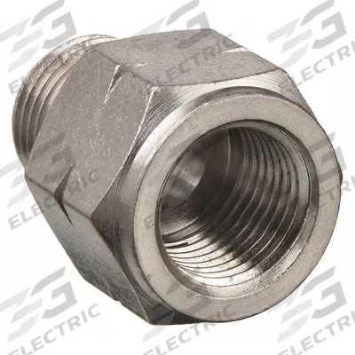 AIGNEP USA Metal Pipe Straight: Straight, 1/2 in x 1/2 in - Nickel-Plated Threaded Low-Pressure Pipe Fittings