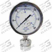 KODIAK CONTROLS Pressure Gauge: 0 psi to 300 psi, KC301, 4 in Dial, 316 Stainless Steel, Mineral Oil (MPN KC301L40300/DSM3512). Key specifications — Brand: KODIAK CONTROLS; Gauge Case Liquid: Glycerin; Seal Fill Liquid: Mineral Oil; Gauge Case Material: 304 Stainless Steel; Seal Lower Housing Material: 316 Stainless Steel; Accuracy: ±1.00%; Gauge Wetted Parts: Stainless Steel.