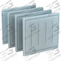 GRAINGER Link Air Filter: 24 in x 12 in x 1 in, 12 in Section Wd, 7 Sections, 3 Ply, MERV 8 (MPN 2JRW5). Key specifications — Performance Rating: MERV 8; Brand: GRAINGER; Media Material: Synthetic.