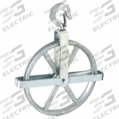 PEERLESS Pulley Block: Swivel, Lifting/Pulling, 1,000 lb Working Load Limit, Fibrous Rope, Sleeve (MPN 5-00-053195-). Key specifications — Product Type: Well Wheel Pulley Block; Brand: PEERLESS; Compatible Rope Type: Fibrous Rope; Pulley Type: Swivel; Attachment Type: Swivel Hook; Operation: Pulling; Bearing Type: Sleeve; Finish: Galvanized.