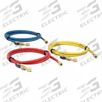 YELLOW JACKET Hose: 16 in Lg, Blue/Red/Yellow, Nylon (MPN 29486). Key specifications — Brand: YELLOW JACKET.