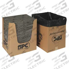 BRADY SPC ABSORBENTS Sorbent Pad: 33 oz Volume Absorbed Per Pad, Polypropylene, Perforated, 150 PK (MPN MRO150DND). Key specifications — Brand: BRADY SPC ABSORBENTS; Perforated: Perforated; Material: Polypropylene.