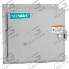 SIEMENS NEMA Magnetic Motor Starter: Non-Reversing, 3 Poles, NEMA Size 1-3/4, 40 A, 24V AC Coil (MPN 14EUE320J). Key specifications — attr211388: SIEMENS; attr951451: 1NO; attr951453: 24V AC; attr951489: Three; attr951498: Screw Terminals; attr984425: 1NO; attr984429: Pilot Light; attr997361: None (Not Applicable to Electronic Overloads).