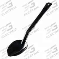 CARLISLE Serving Spoon: 13 in Overall Lg, 1.5 fl oz Capacity, Black, NSF Certified, Polycarbonate (MPN 442003). Key specifications — Material: Polycarbonate; Brand: CARLISLE; NSF Certified: Yes.