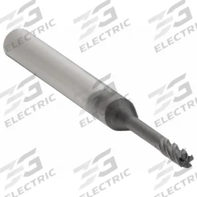 OSG Square End Mill: Carbide, Diamond Coated, 4 Flute, 1/16" Mill Dia, 3/16" LOC - Reduced-Neck Carbide Square End Mills for Graphite & Carbon Fiber