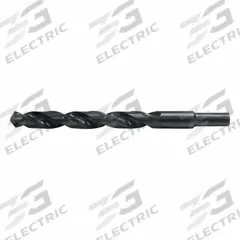 CLE-LINE Reduced Shank Drill Bit: 31/64", 135° Split Point, Black Oxide HSS (MPN C20637). Key specifications — attr1225567: 0.4844.