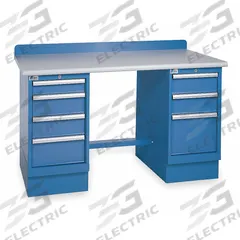 LISTA Workbench: Fixed Ht, Laminate, 72 in x 30 in, 1,000 lb Overall Load Capacity, Blue (MPN XSTB43-72PT/BB). Key specifications — Brand: LISTA.