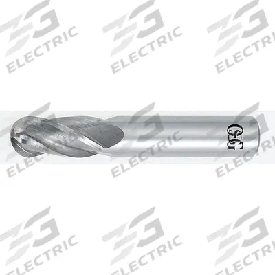 OSG Ball End Mill: Carbide, 4 Flute, 18 mm Mill Dia, 35 mm LOC, 102 mm OAL (MPN 404-7087-BN) - General Purpose Carbide Ball End Mills
