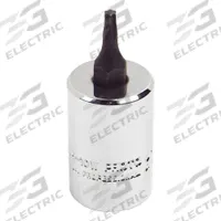 PROTO Socket Bit: 3/8 in Drive Size, Torx Tip, T25 Tip Size, 1 23/32 in Overall Lg, Fixed Insert (MPN J5239-25W). Key specifications — attr1213209: Fixed Insert; attr1213211: PROTO.