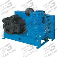 JENNY Fire Sprinkler Air Compressor: 2 hp, 1 Stage, Tankless, 12.4 cfm, 40 psi, 120V AC/240V AC (MPN K2S-BS-115/1ACGK). Key specifications — attr48430: JENNY; attr48445: 60 Hz; attr48448: Initial Fill of Compressor Oil; attr48450: 120V AC; attr48474: Single; attr48487: Tankless.