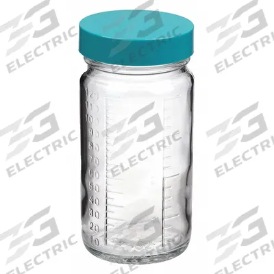 APPROVED VENDOR Mixing/Storage/Sampling Bottle: 120 mL, 48-400, Colorless - Clear Wide Mouth Round Glass Lab Bottles