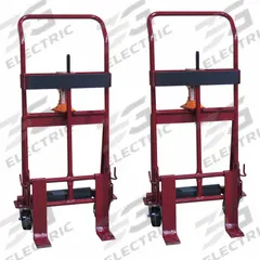 WESCO Machinery and Equipment Mover: 2,000 lb, 15 1/4 in L x 23 in W x 47 1/4 in H Overall (MPN 260091). Key specifications — Handle Type: Flow-Back; Includes Straps: Without Straps; Brand: WESCO.