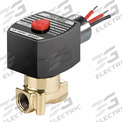 REDHAT Solenoid Valve: 2-Way, Normally Closed, 1/4 in Pipe Size, 110V AC/120V AC - 2-Way/2-Position, Normally Closed Solenoid Valves