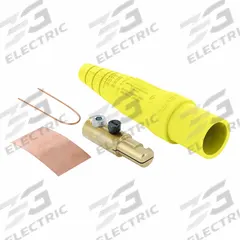 Single Pole Inline: Male, Yellow, 600V AC/600V DC, 300 A, Single Set Screw Termination, 16 Series (MPN 16D21-UY). Key specifications — Gender: Male; Series: 16; Brand: LEVITON.