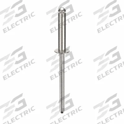 POP AVDEL Blind Rivet,1.721" L,0.122" dia,PK500: Inch, 1 23/32 in Overall Lg, 5/8 in Body Lg - Domed-Head Blind Rivets