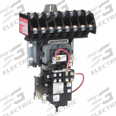 SQUARE D Lighting Magnetic Contactor: 8 Poles, 120V AC, 30 A - Mechanically Held Lighting Contactors