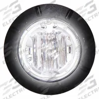 MAXXIMA Utility Light: Courtesy Light, LED, Clear, Round, 12.8V DC, Pigtail, 1 1/4 in Overall Lg (MPN M09400WCL). Key specifications — Shape: Round; Brand: MAXXIMA; Electrical Connection: Pigtail; Lighting Technology: LED; Mount Style: Recessed.