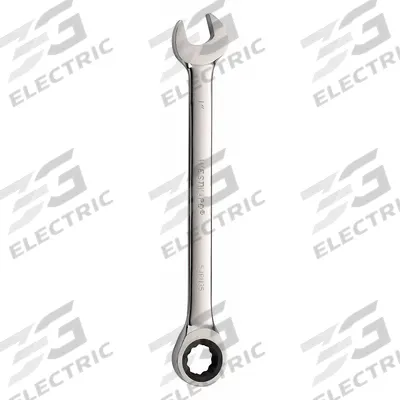 WESTWARD Combination Wrench: Alloy Steel, Chrome, 1 in Head Size, 13 in Overall Lg - SAE 12-Point Ratcheting Combination Wrenches
