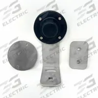 Magnetic Door Holder: Floor - Mounted, Stainless Steel (MPN D3X1BKT). Key specifications — Brand: MAG-MATE; Color: Black.