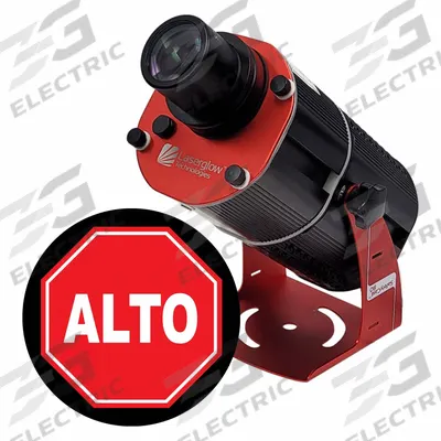 LASERGLOW TECHNOLOGIES Fixed Image Projector: Projector, Lens and Image Template, Alto - LED Projectors with Image Disks