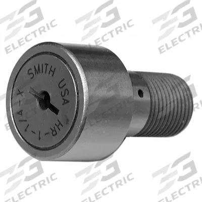 SMITH BEARING Cam Follower: 1 3/8 in Dia, Heavy, 1 Row, Open, Screwdriver Slot, Flat - Heavy Stud Cam Followers