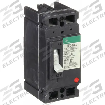 GE Molded Case Circuit Breaker: 20 A Amps, 18kA at 120/240/277/480V AC, Fixed - TED-, TEHD-Frame GE Molded Case Circuit Breakers