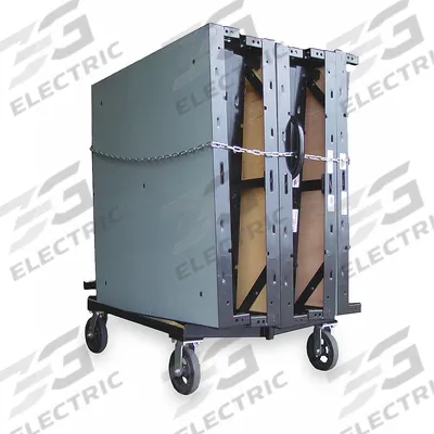 BIL-JAX Storage Cart: 53 in Overall Ht, 35 in Overall Wd - Storage Carts for Stages