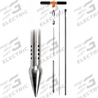 AMS Original Gas Vapor Probe Kit: Stainless Steel, 1/2 in_5/8 in Connection Size (MPN 427.01 GVP). Key specifications — Brand: AMS; Material: Stainless Steel; Product Type: Original Gas Vapor Probe Kit; Includes: Tile Probe Base.
