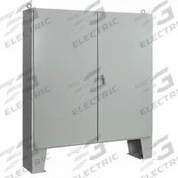 HOFFMAN Enclosure: Steel, 60 in x 48 in x 12 in, NEMA 12, Solid Cover, Hinged, Dust Tight (MPN A604812LPG). Key specifications — Brand: HOFFMAN; Closure Method: Keyed Handle; Knockouts: Not Included.