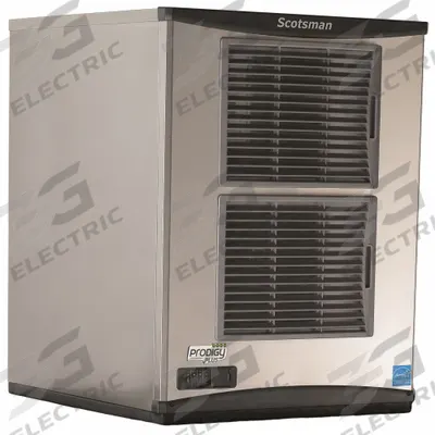 SCOTSMAN Ice Machine: Nugget, 1,300 lb Ice per Day, Air Cooled, 27 in Ht, 22 7/8 in Wd - Ice Machine Heads