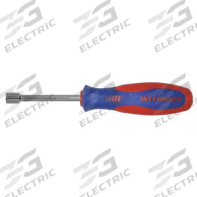 WESTWARD Hollow Round Shank Nut Driver: Straight, Metric, Without Magnetized Tip - Standard Nut Drivers