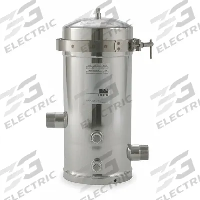 3M AQUA-PURE Water Filter Housing: 1 1/2 in, NPT, Male, 19 1/2 in Overall Ht - 3M Water Filter Cartridge Housings